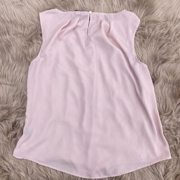 Worthington Pleated Camisole Shell Tank in Light Pink - Picture 4 of 6